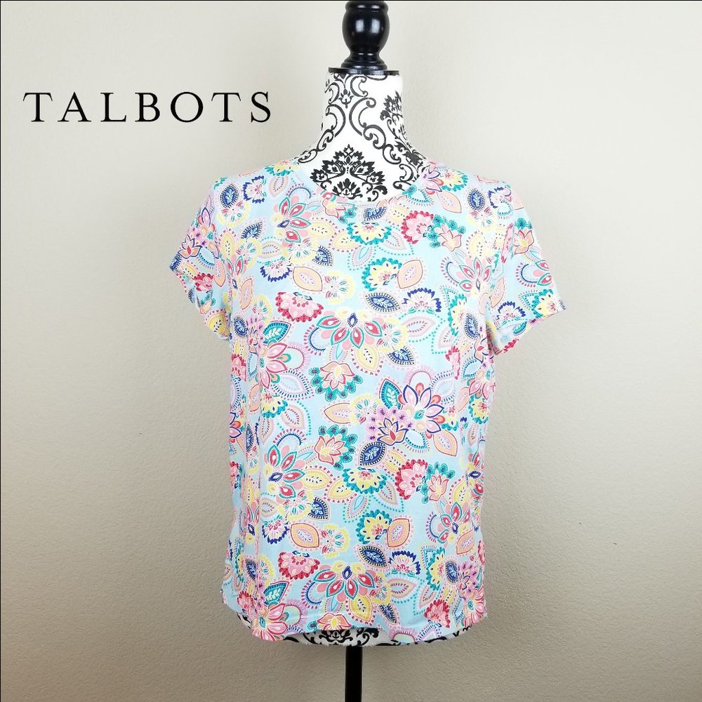 Talbots Floral Shirt